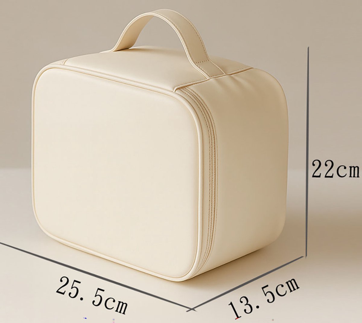 Make Up Tas - Met LED Spiegel - Luxe Make Up Tasje - Beautycase Tas - Beautycase Koffer - Dames en Meisjes - Reismake-up Koffer voor Dames - Make Up Organizer - Cosmetische Organizer Met Compartiment - Cadeau voor vrouw - Valentijnsdag — cadeau in Verzorging - foto 4
