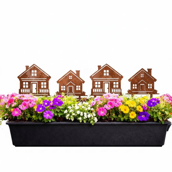 Décoration de jardin d’Anwicar Poste extérieur 17x12x1,5 cm - Décoration de maison de jardin - Décoration de jardin - Décoration de jardin en métal