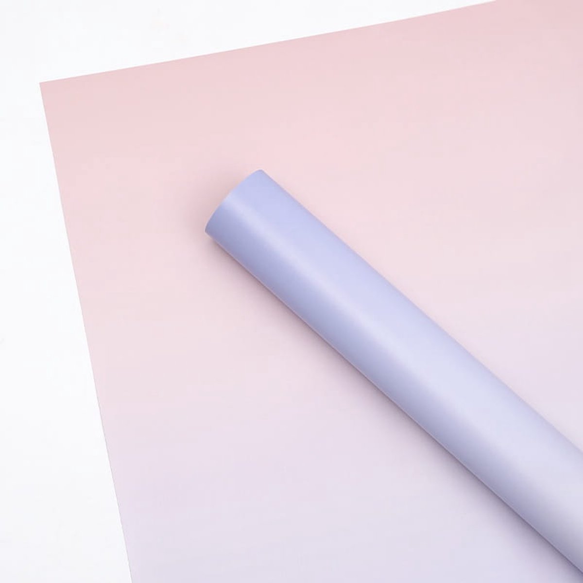 Mech-Mech - Florale folie - Gradient Lila + Roze - Vellen 50x58 cm