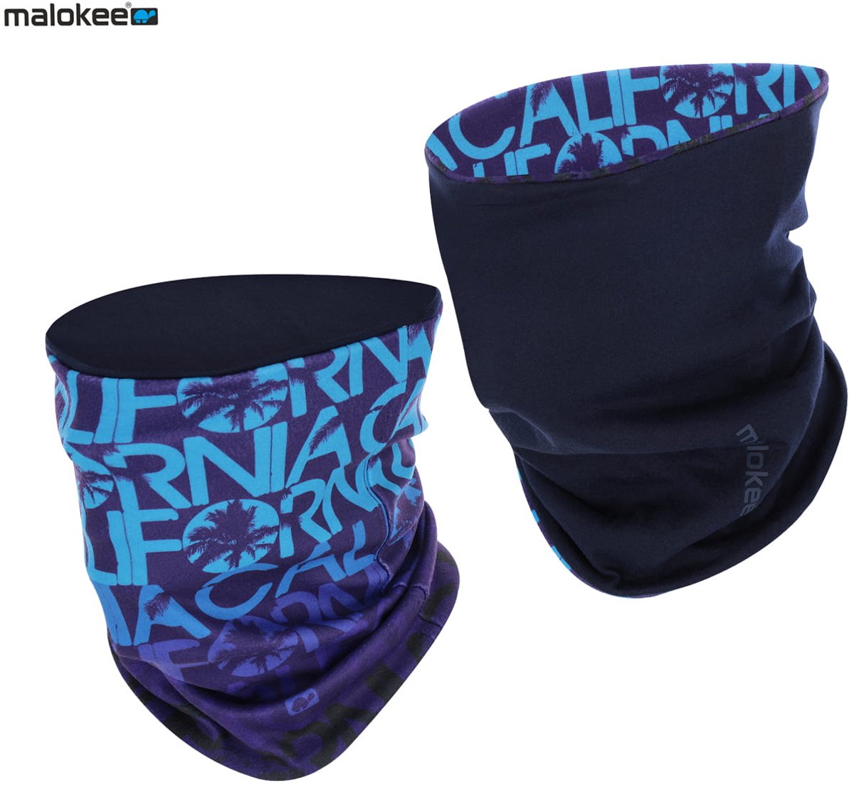 Malokee - Nekwarmer - Komin California - Blauw - Voor Morsowanie