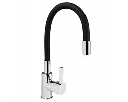 AQUI RUB - Keukenkraan - Flexibele Uitloop - Chroom - RVS