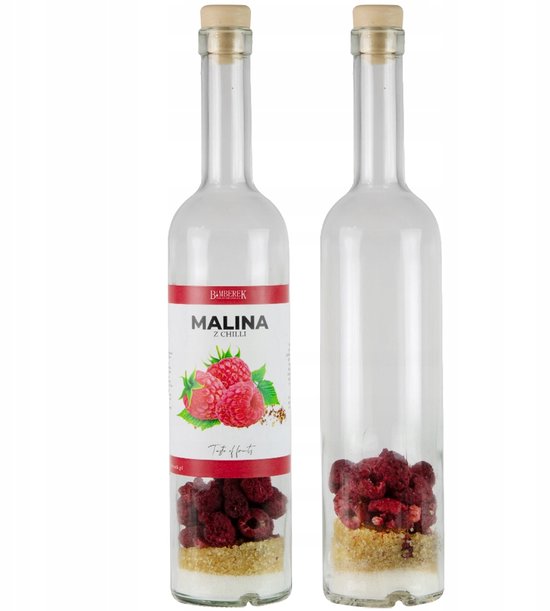 Bimberek - Serie - 500ml Fles voor Huisgemaakte Likeur - Liofiliseerde Vruchten van Bimberek — afbeelding 2