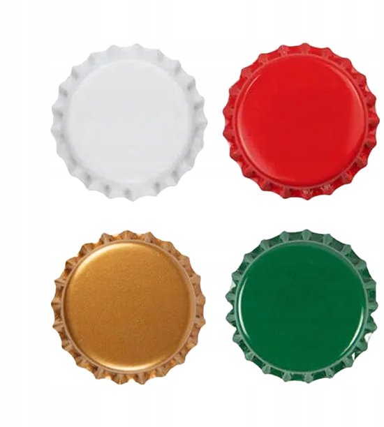 Bimberek - Kroonkurken - 100 stuks - 26mm - Verschillende Kleuren van Bimberek — afbeelding 2
