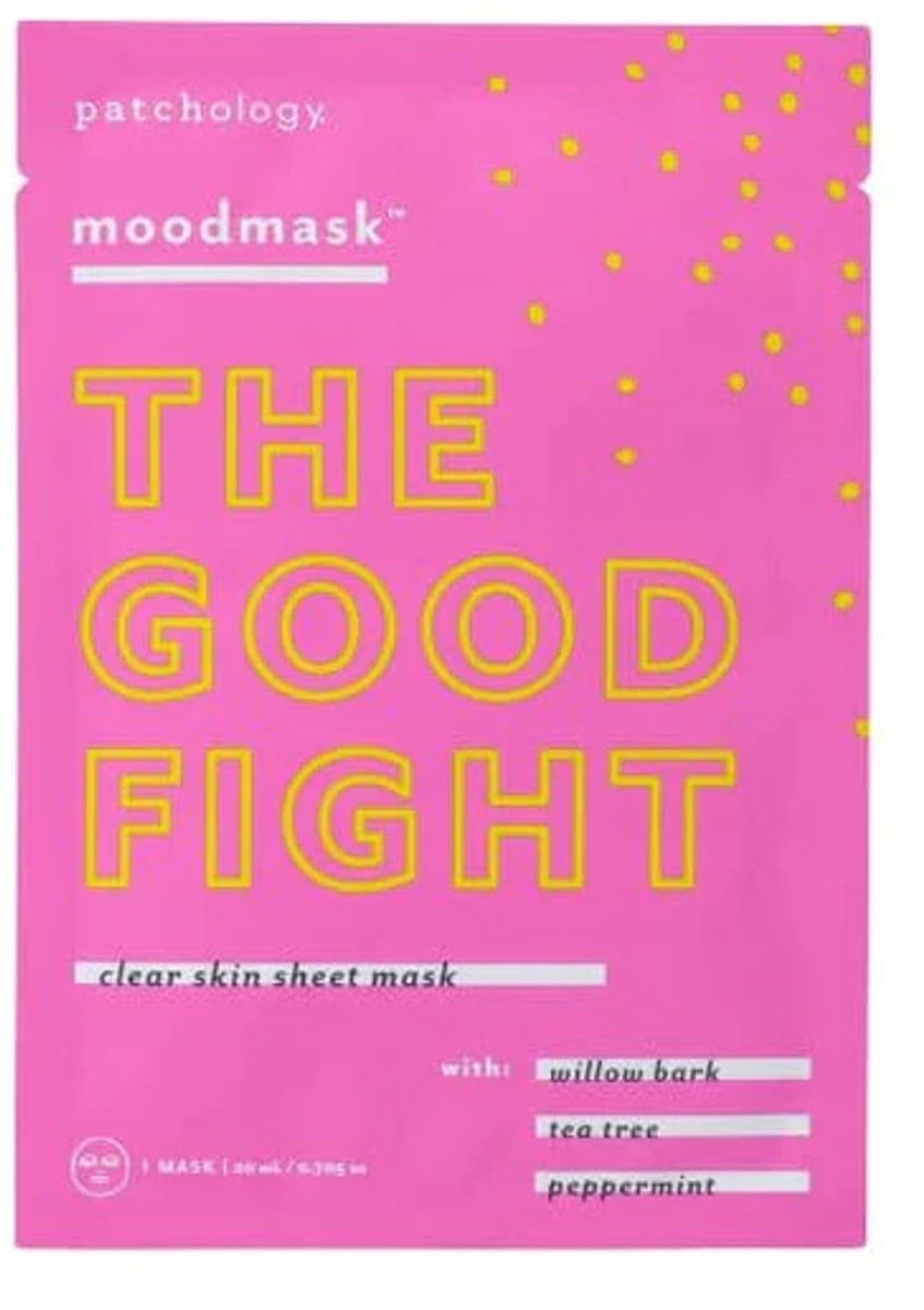 Patchology Moodmask Sheetmasker The Good Fight -