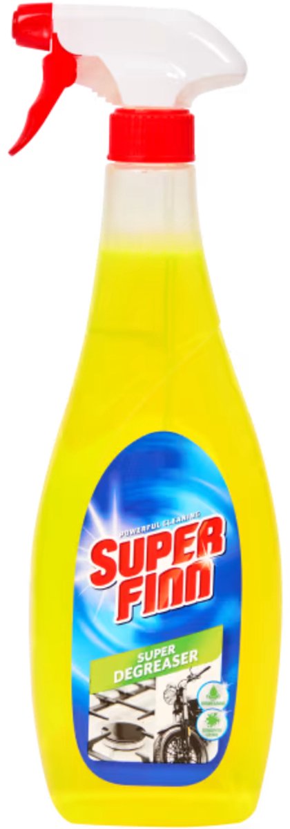 Superfinn Ontvetter Spray – 750 ml – Krachtige Keukenreiniger & Vetverwijderaar