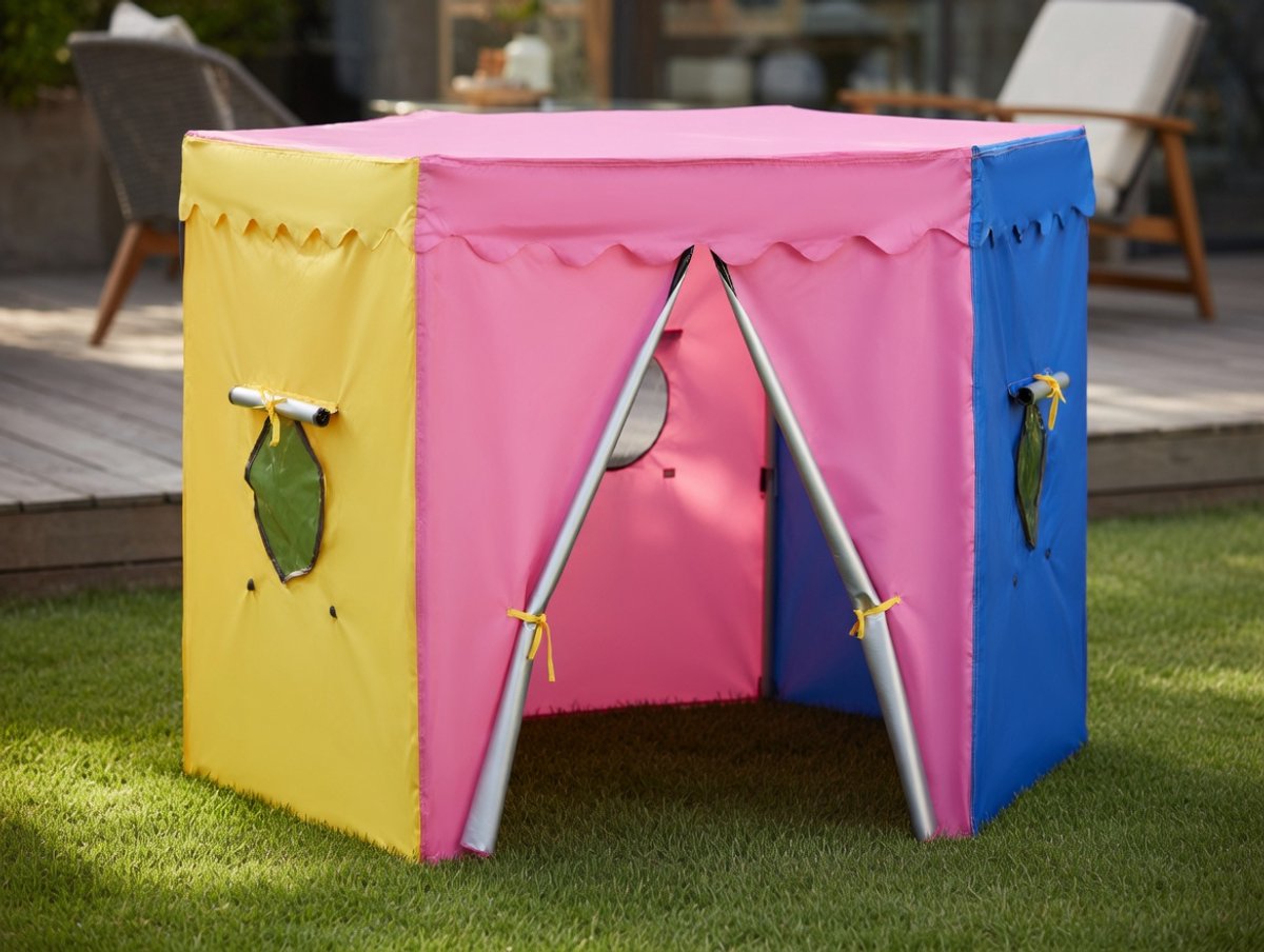 Trampoline Overkapping Waterdicht 14FT – UV-Beschermende Trampoline Tent met Zonnescherm & Regenhoes – Eenvoudige Installatie Outdoor Shelter voor Tuin, Zwembad & Kinderfeestjes – MedaHomeStore