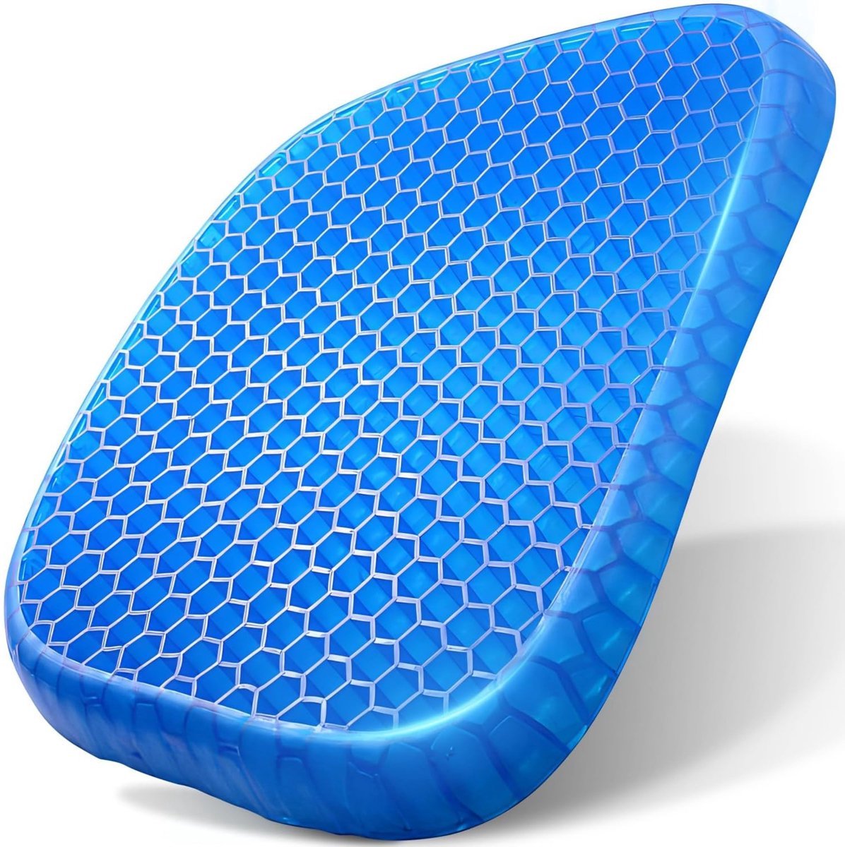Orthopedisch kussen - Thuiswerken - Bureaustoel - Gelkussen auto - Ergonomisch zitkussen - Wigkussen - Incl. Gratis wasbare hoes - Cadeau – foto 3