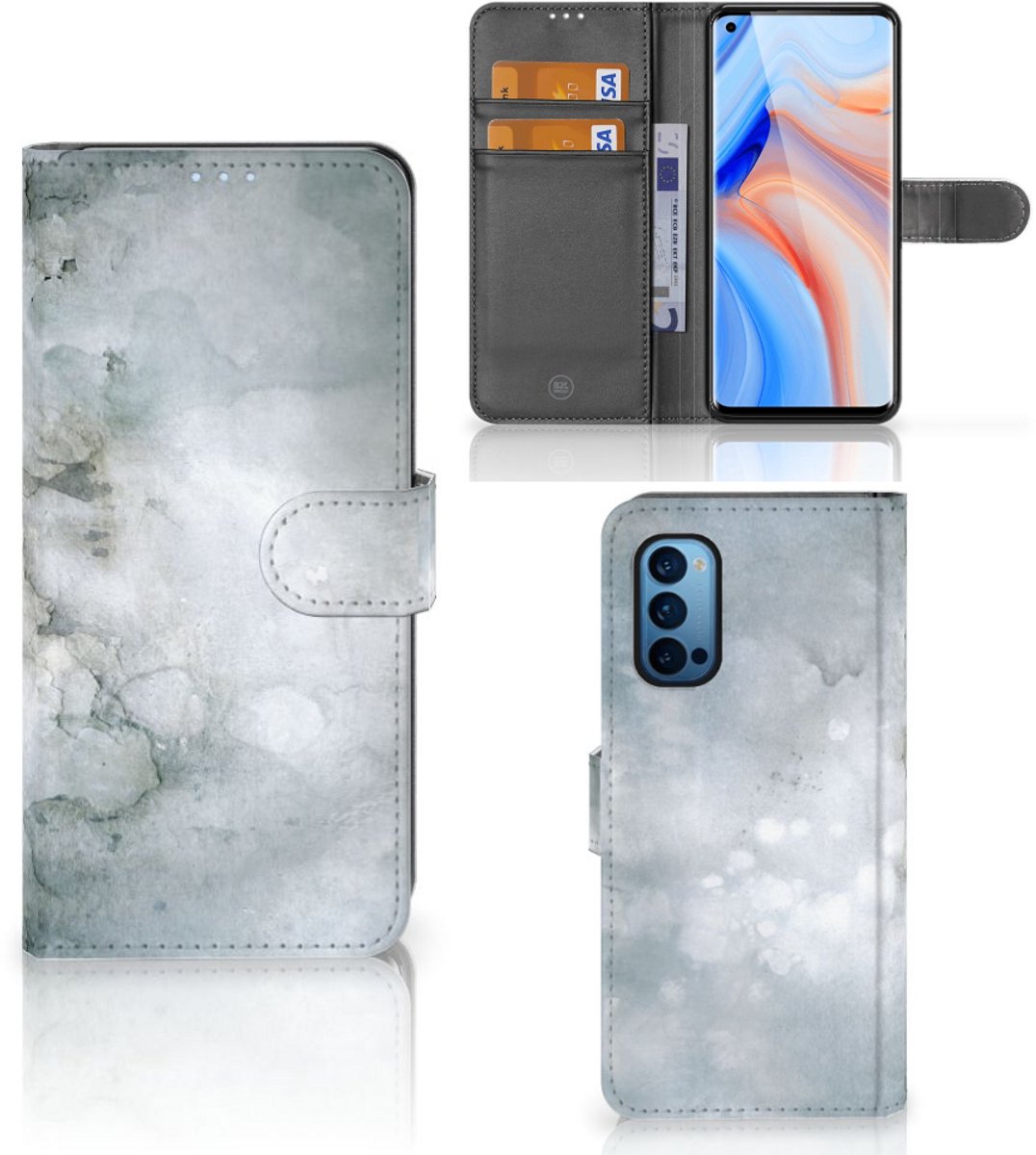 Hoesje OPPO Reno 4 Pro 5G Painting Grey