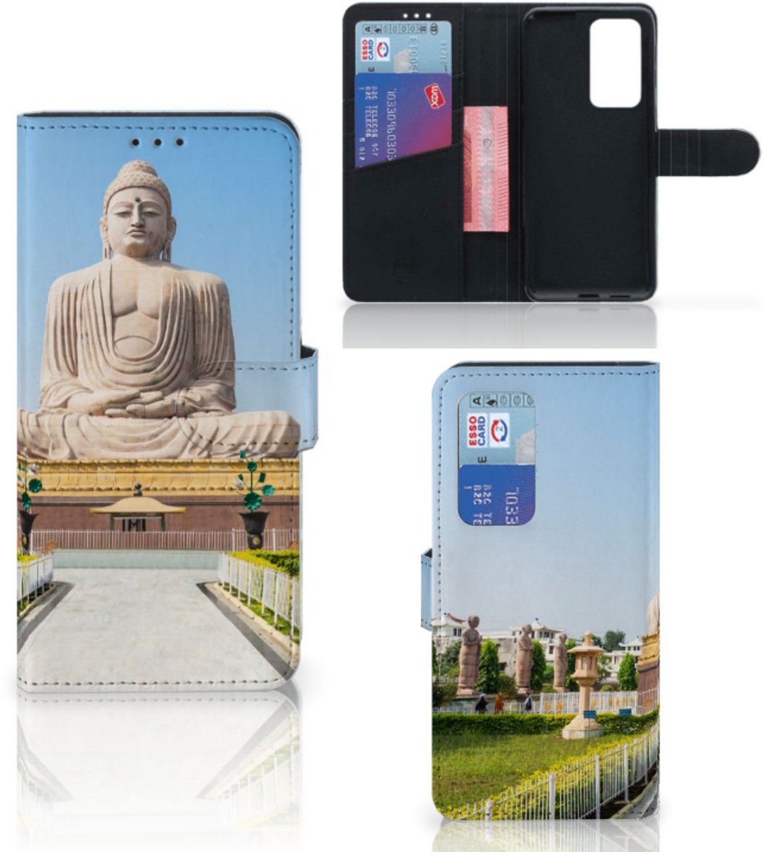 Huawei P40 Pro Flip Cover Boeddha