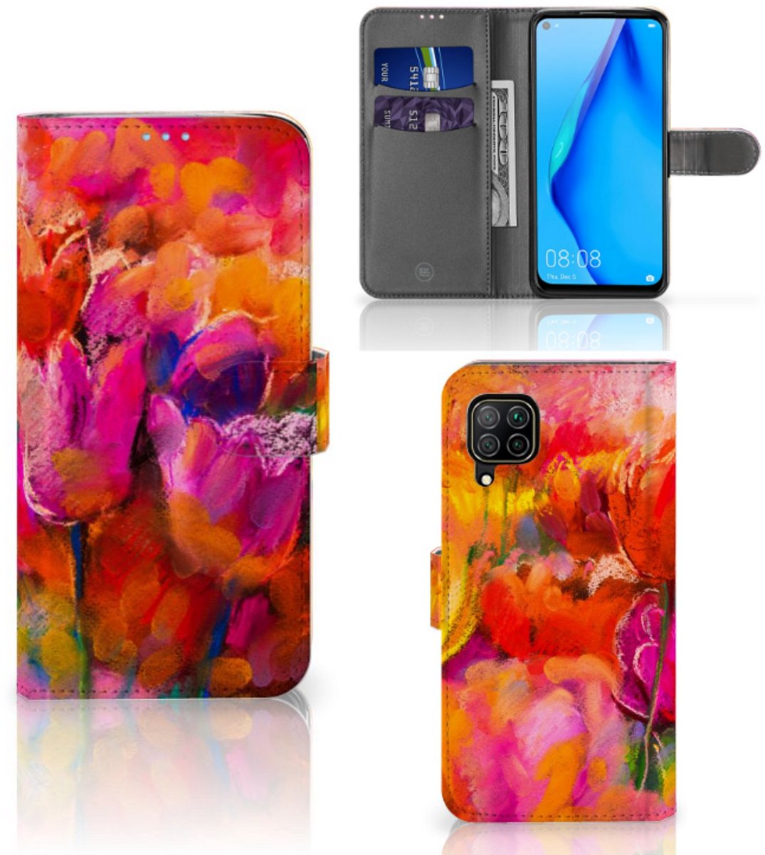 Hoesje Huawei P40 Lite Tulips