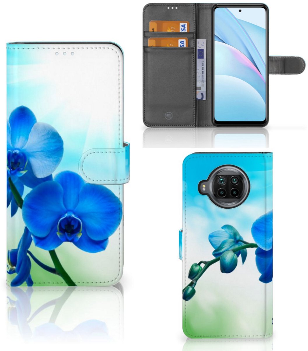 Xiaomi Mi 10T Lite Hoesje Orchidee Blauw - Cadeau voor je Moeder