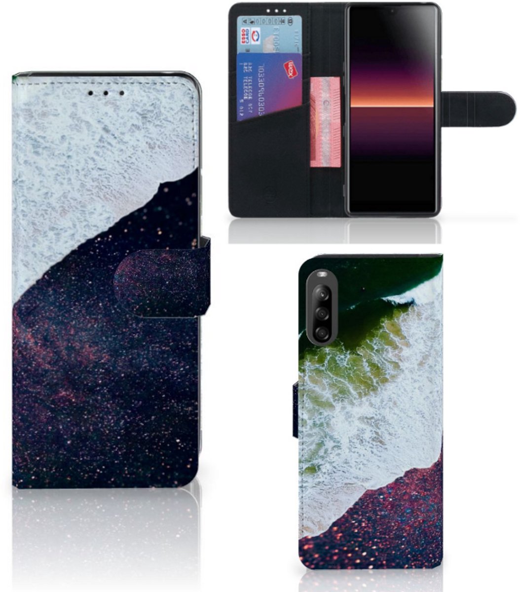 Book Case voor Sony Xperia L4 Book Case Sea in Space
