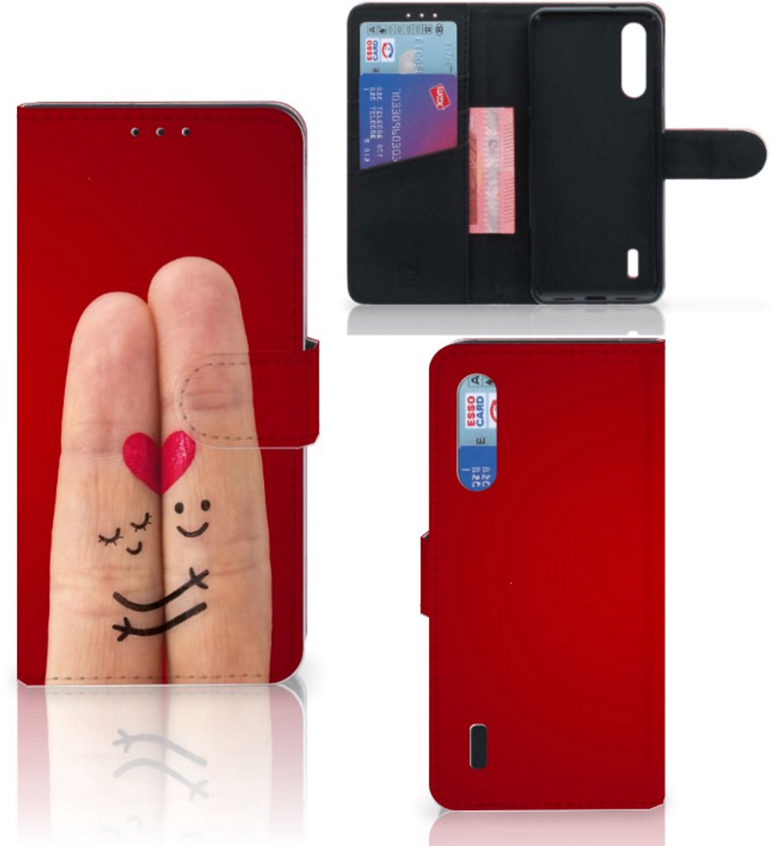 Xiaomi Mi 9 Lite Wallet Case met Pasjes Liefde - Origineel Romantisch Cadeau