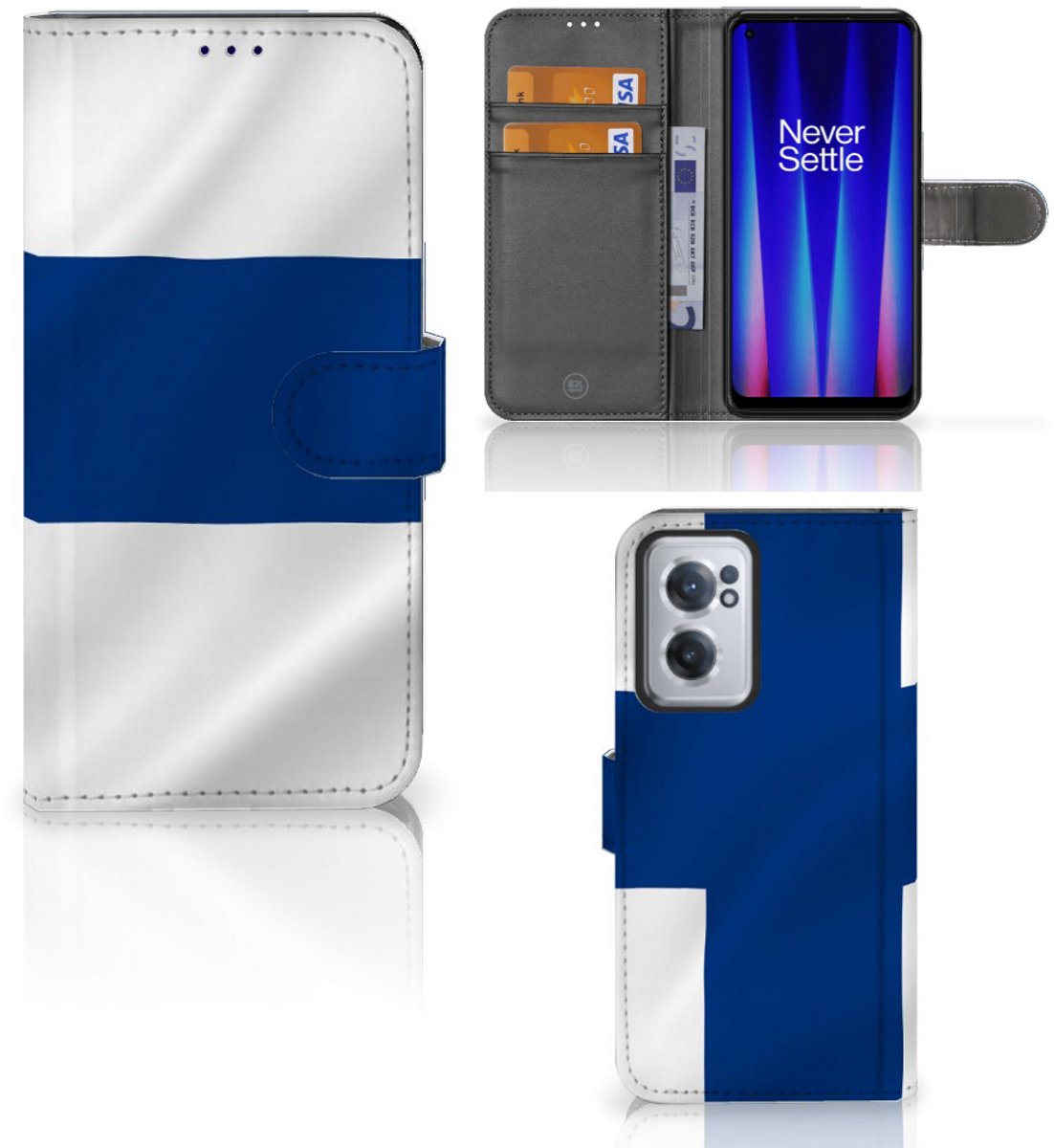 Boekhoesje voor OnePlus Nord CE 2 Bookstyle Case Finland