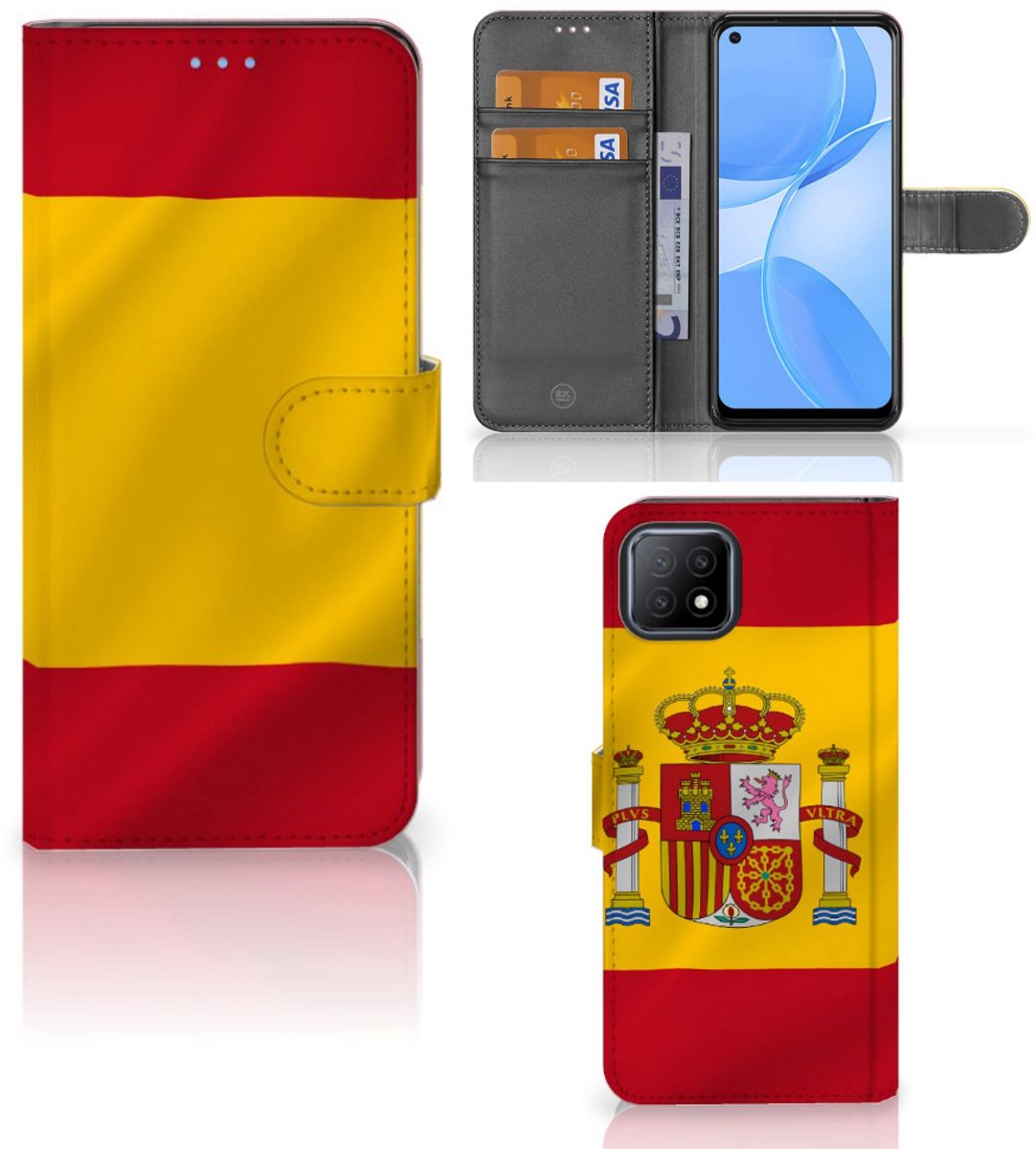 Book Case voor OPPO A73 5G Bookstyle Case Spanje