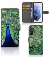 Samsung Galaxy S22 Plus Telefoonhoesje met Pasjes Pauw