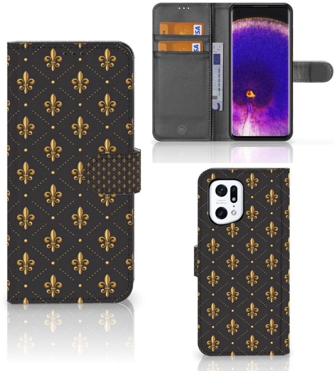 OPPO Find X5 Pro Telefoon Hoesje Franse Lelie