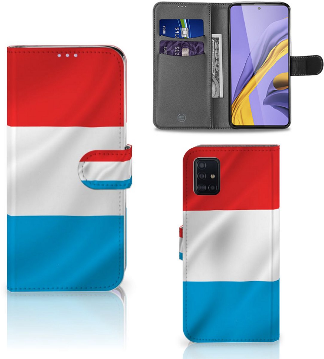 Samsung Galaxy A51 Bookstyle Case Luxemburg