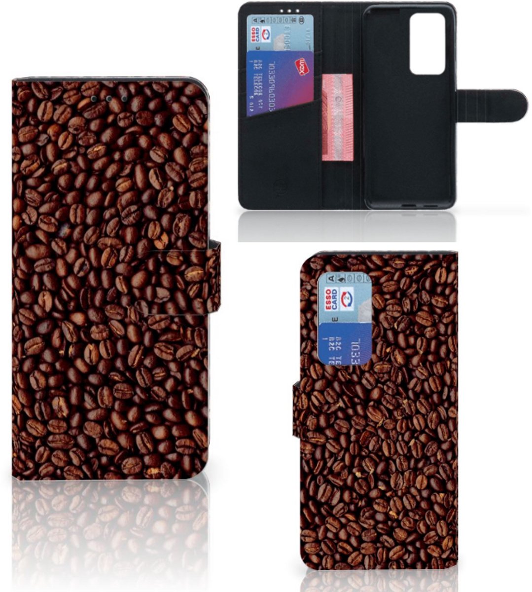 Huawei P40 Pro Book Cover Koffiebonen