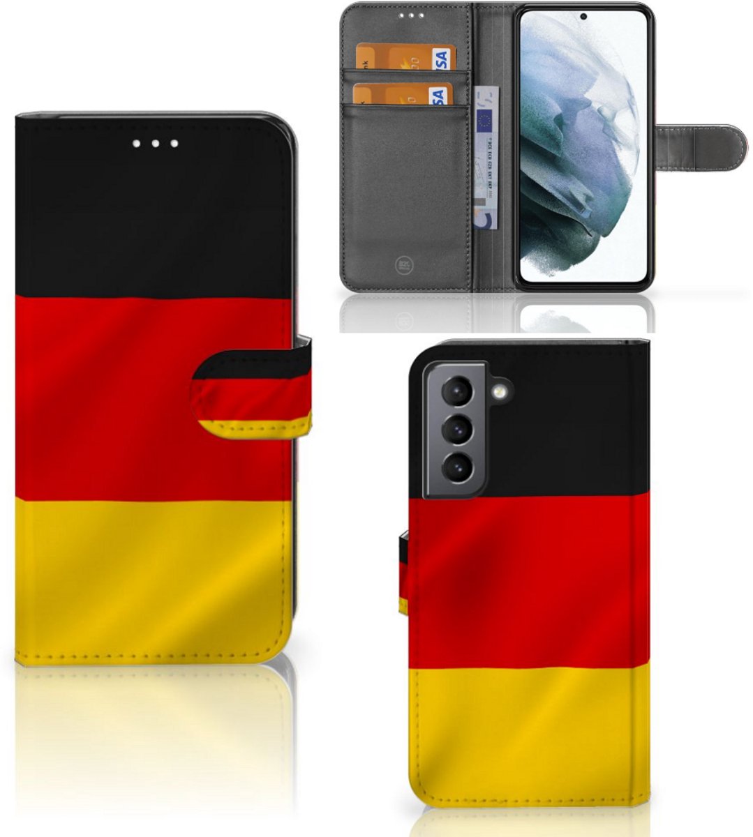 Samsung Galaxy S21 FE Bookstyle Case Duitsland