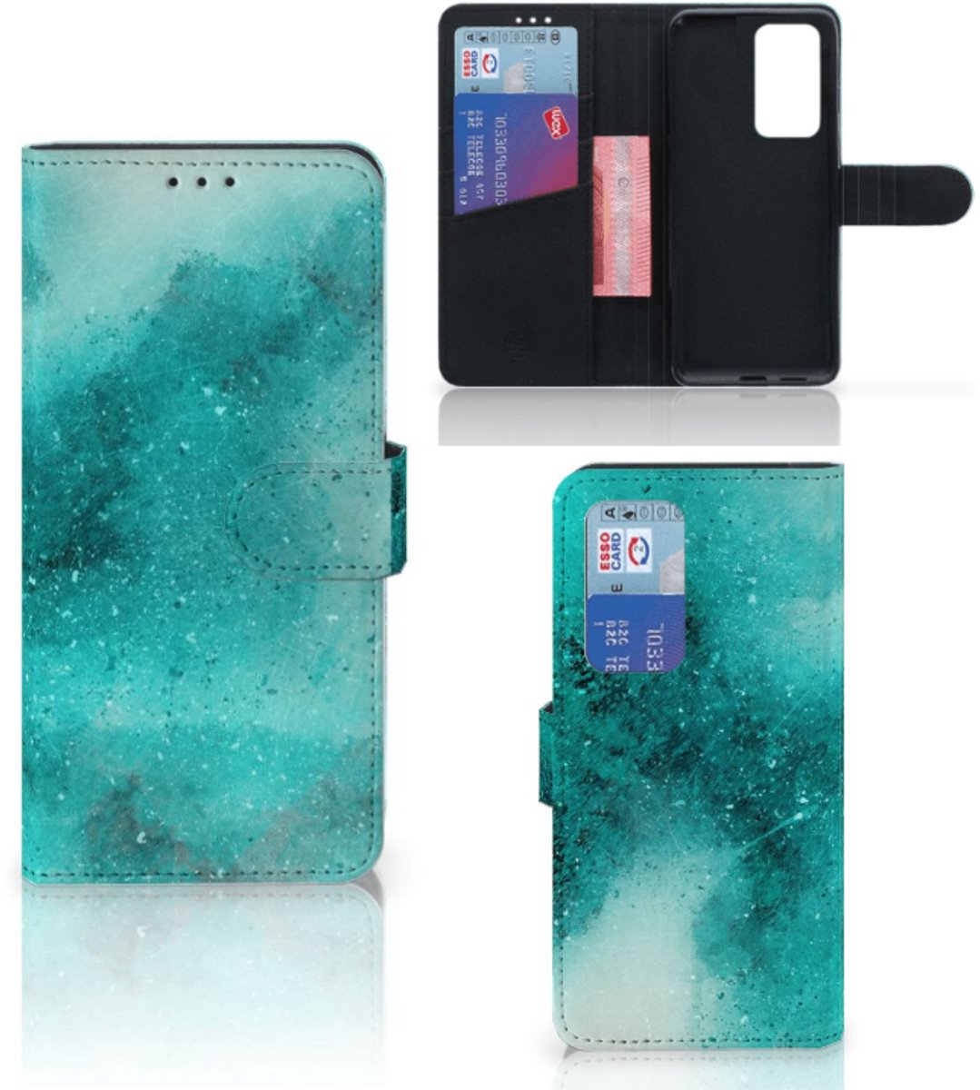 Hoesje Huawei P40 Pro Painting Blue