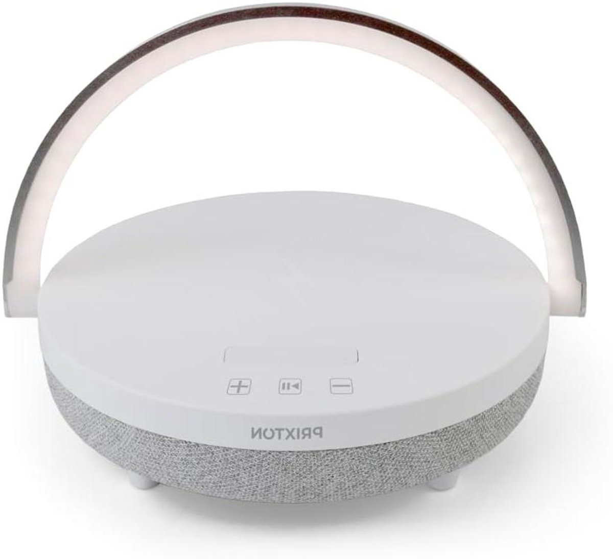 Draadloze Speaker Lamp - Oplaadstation Licht - Muziek Luisteren Opladen - Draadloze Oplaadbasis - 10 Meter Bereik - Wit