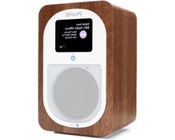Pure Evoke H3 VL-62969 Radio (DAB+, DAB, FM, sleep-timer, wekfunctie, countdown-timer, 30 uur batterijduur) H3 walnoot