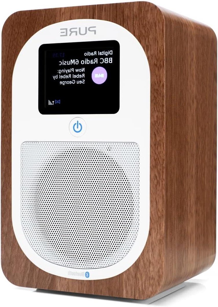 Pure Evoke H3 VL-62969 Radio (DAB+, DAB, FM, sleep-timer, wekfunctie, countdown-timer, 30 uur batterijduur) H3 walnoot