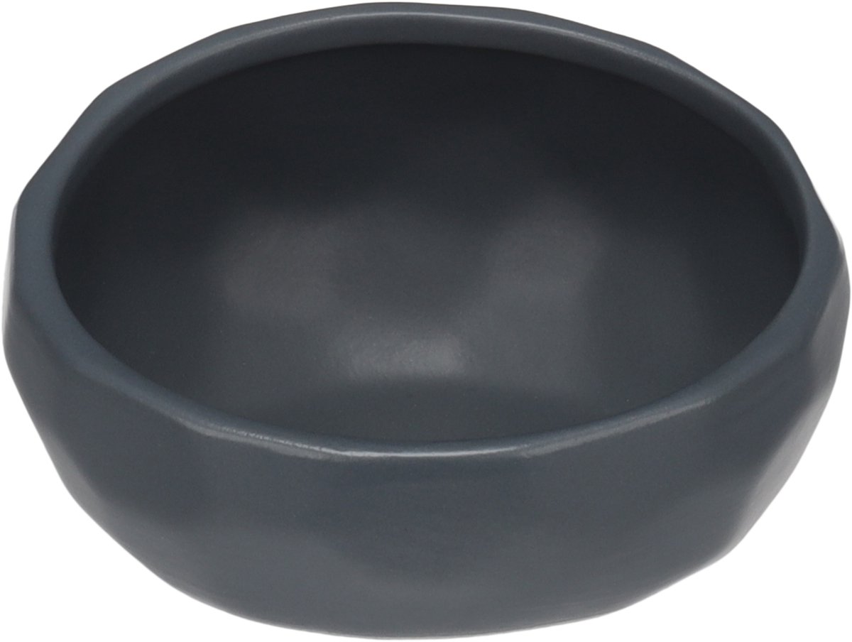 Flamingo - EET- EN DRINKPOT UNIC ROND DONKERBLAUW 13,5x13x7CM 320ML