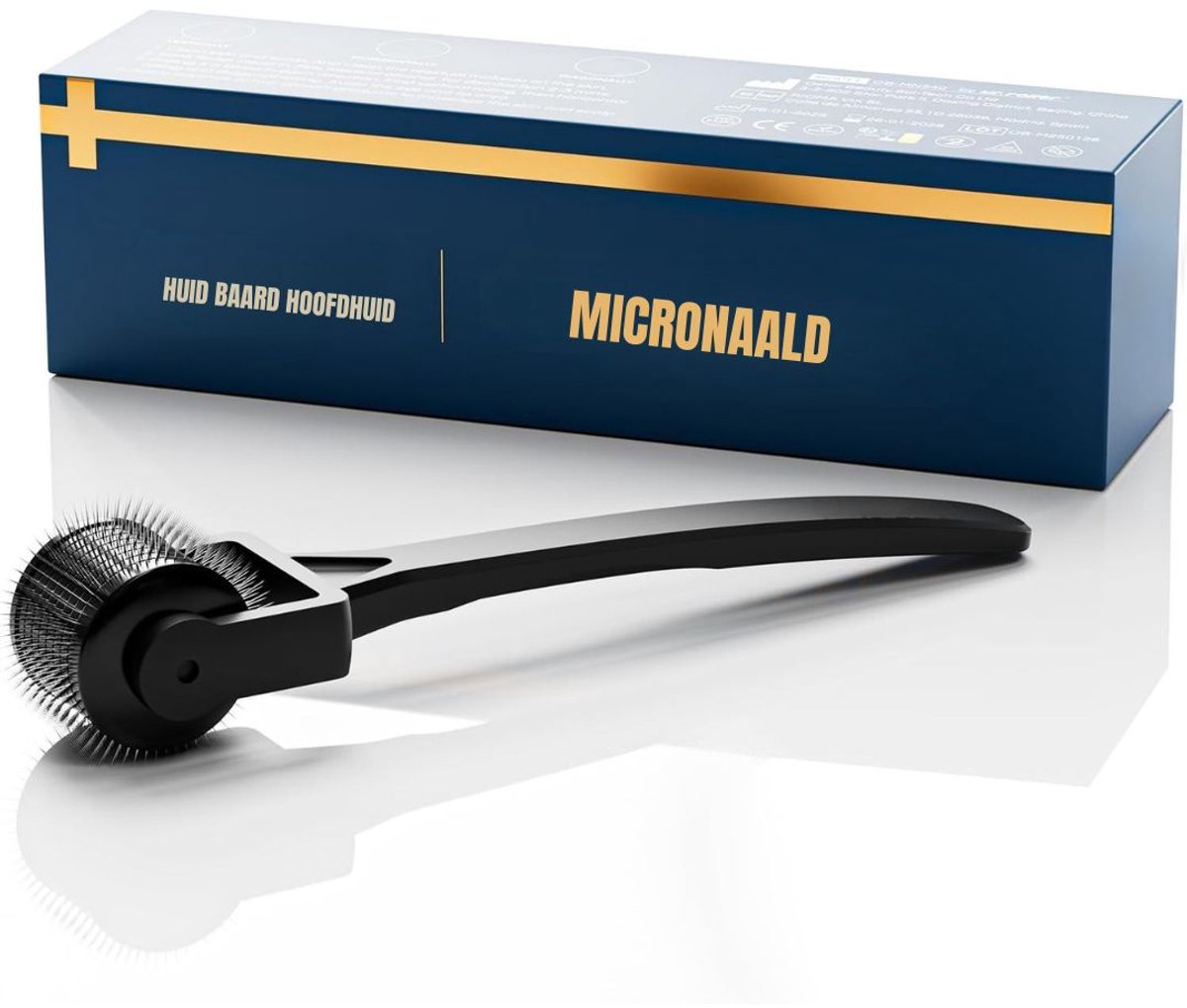 REN® Dermaroller Haargroei - Dermaroller - Zwart - 15cm x 3cm x 3cm