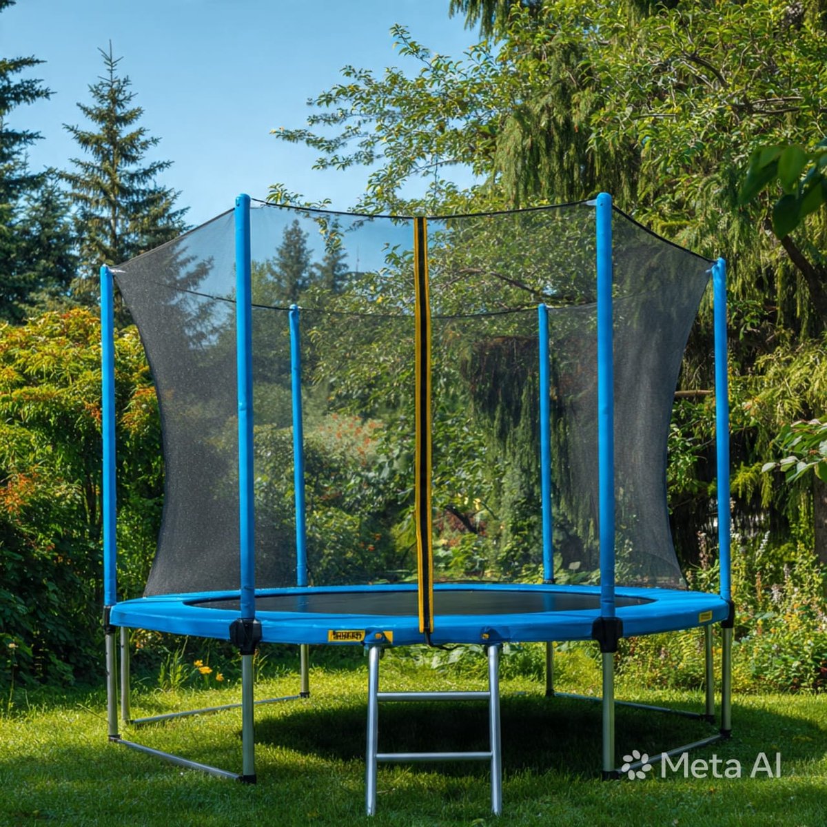 Trampoline voor Buiten 244 cm met Veiligheidsnet en Ladder – Recreatie Tuintrampoline met Verzinkt Metalen Frame, Antislip Ladder, Gebogen Poten en Hoog Elastisch Springdoek – voor Kinderen & Volwassenen – Urbanhome