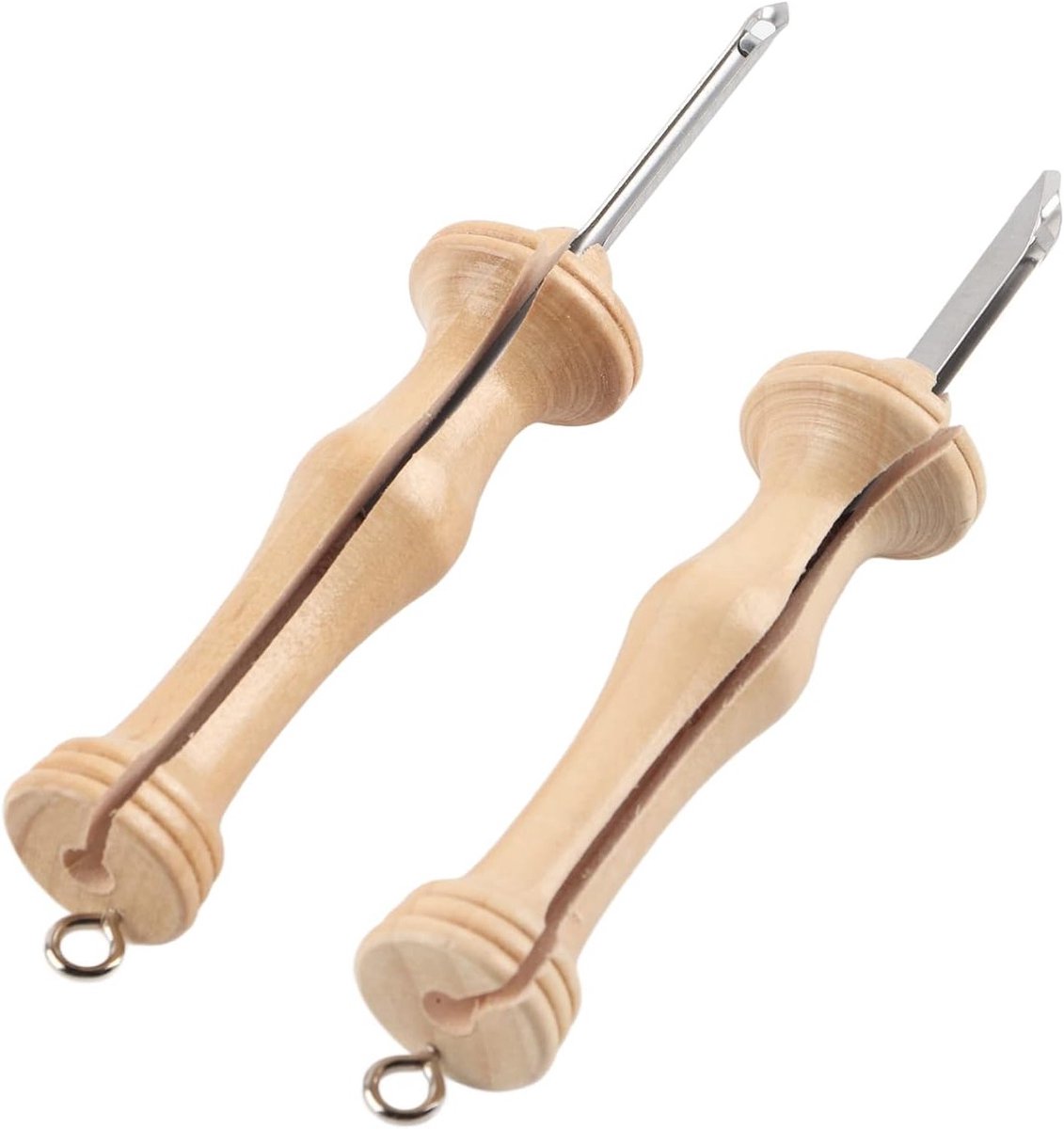 Punch Needle Set - 2-delige Borduurset met Houten Handvat - DIY Handgemaakte Brei Accessoires voor Creatieve Projecten