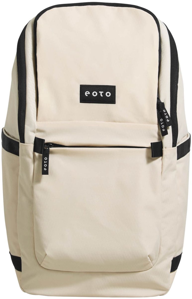 eoto schoolrugzak rugzak met laptopvak Easy27 Backpack 27L Creme - Beige crème