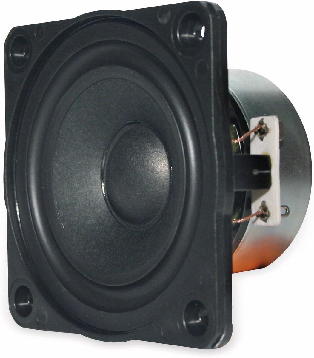 Volledige Range Luidspreker - MP3 iPod Speaker - Muziek Afspelen - 8CM Diameter - 8 Ohm - Zwart