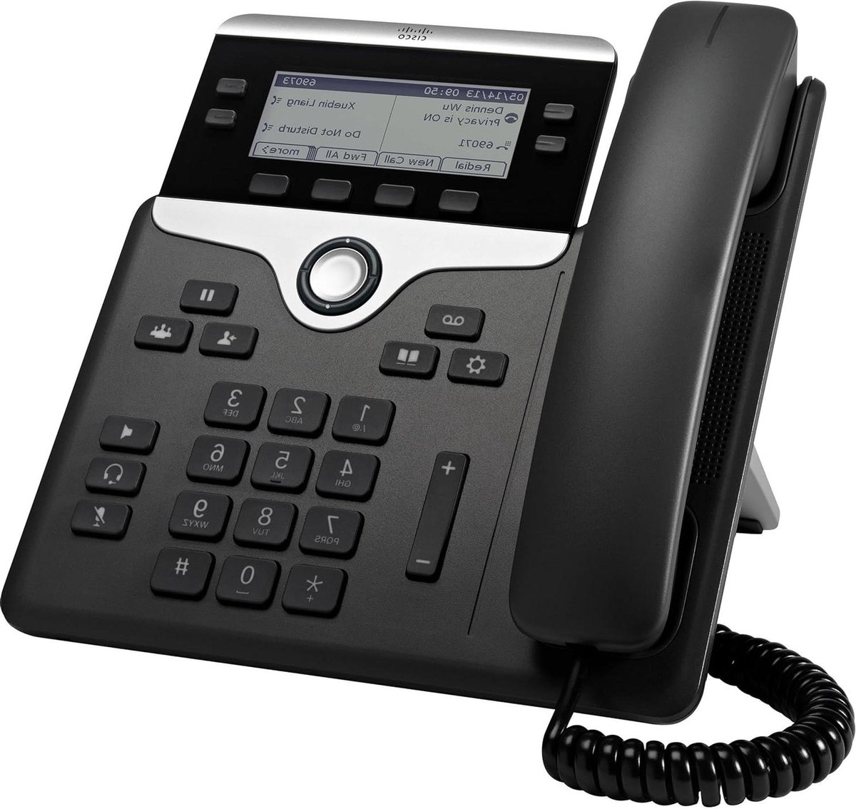 IP Telefoon - VoIP Telefoon - Zakelijk Bellen - 3e Partij Oproep Control - 11 Kilogram - Wit Grijs