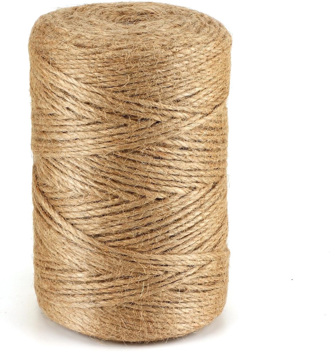 Natuurlijke Jute Touw van 200m - 3mm Dikte voor Tuinieren, Cadeauverpakking en Creatieve Projecten