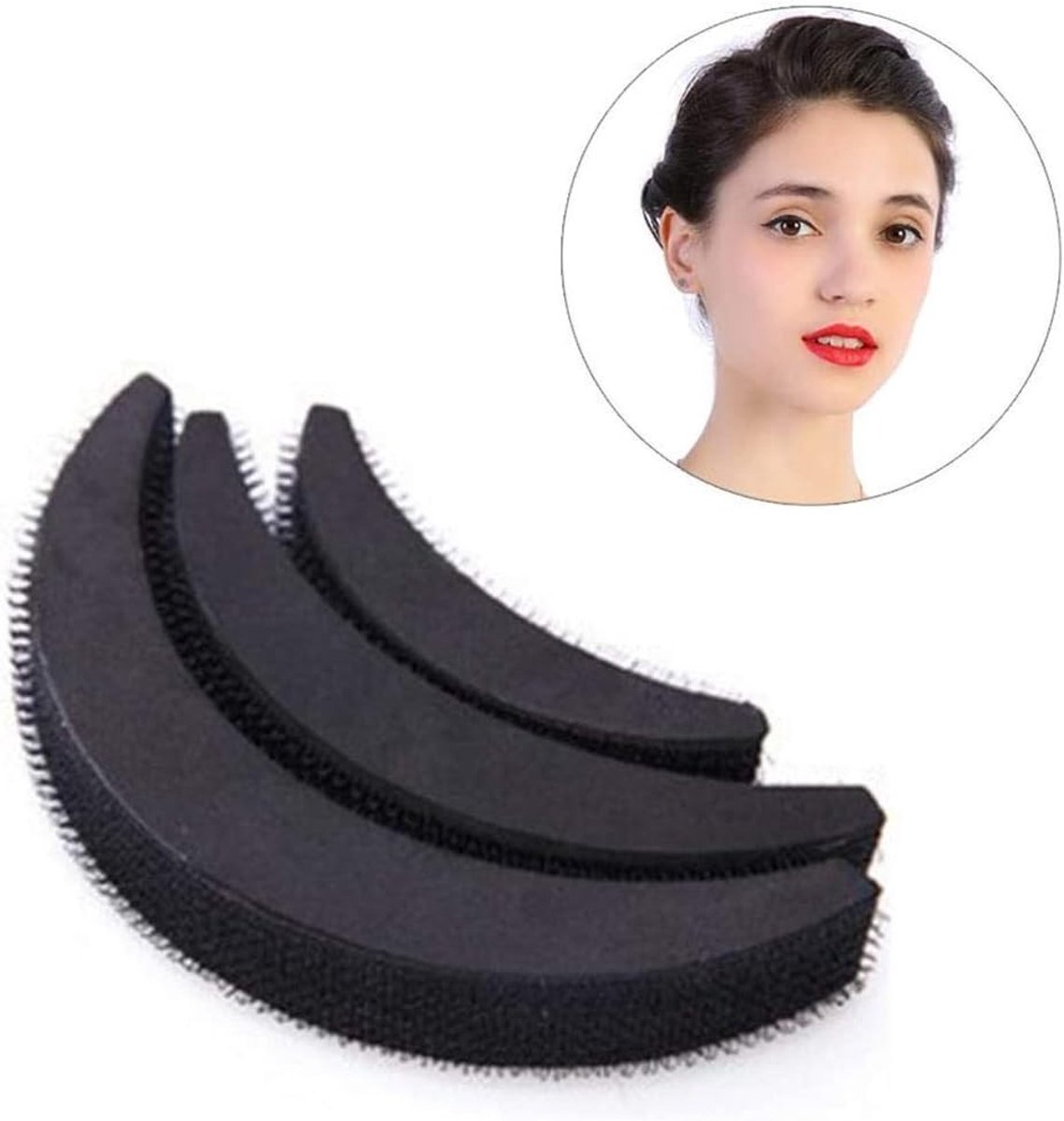 Crescentvormige Haarbuns Maker Set van 9 Stuks voor Meisjes - Haarstyling Clips en Accessoires voor Volumineuze Knotten en Buns