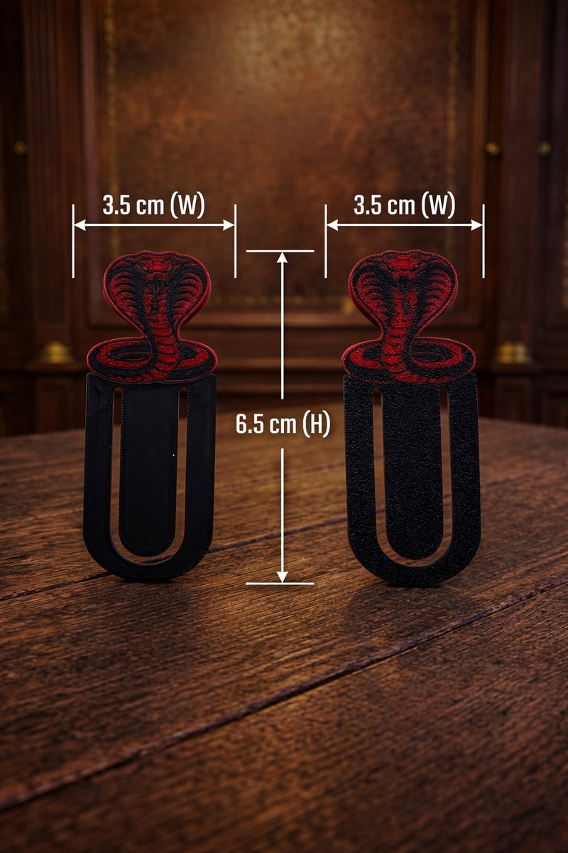 Unieke 3D Geprinte Boekenleggers – Set van 3 | Tap3DX