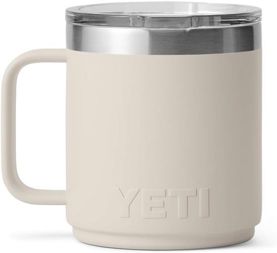 YETI Rambler Mok – Cape Taupe 295ml – Keramische Binnenlaag – Dubbelwandig Vacuüm Geïsoleerd – RVS Stapelbare Koffiemok met MagSlider Deksel — afbeelding 3
