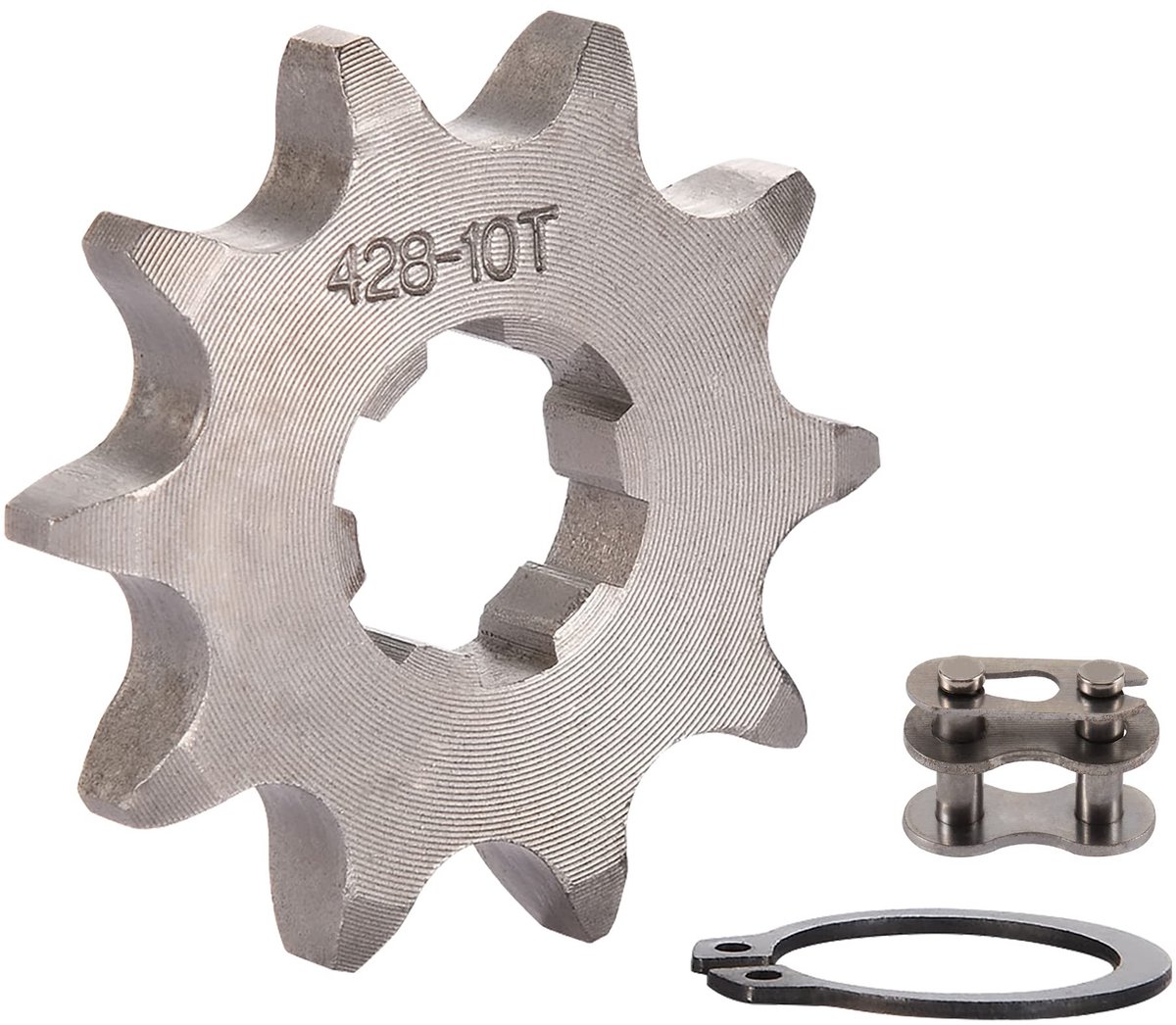 WOOSTAR 428-10T Voorste Tandwiel 17mm - Vervangingsonderdeel voor 50cc-125cc Dirt Bikes en ATV's