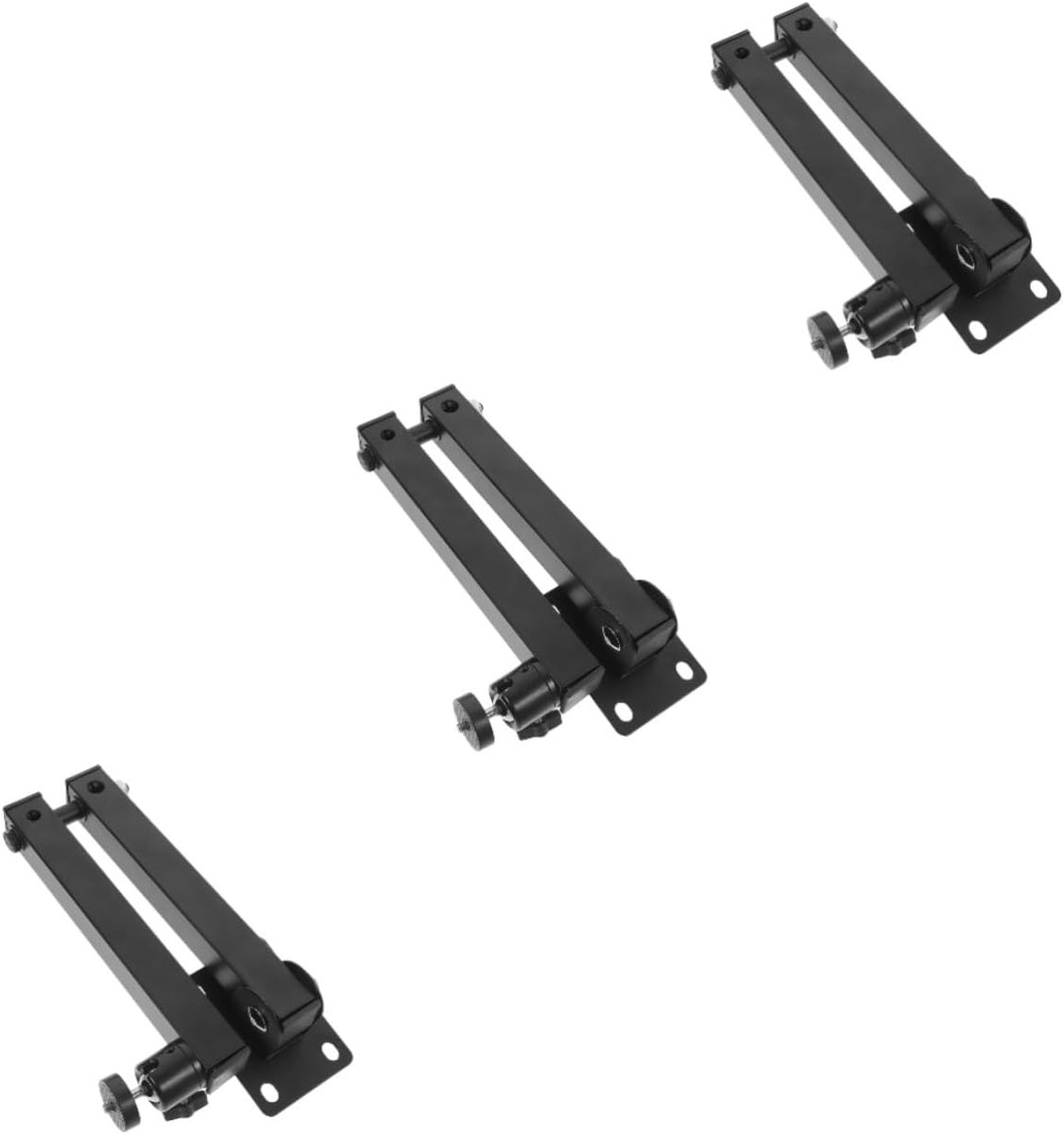 Projector Plank - Router Opbergrek - Wandmontage Opslag - Roestvrij Staal - 26x26x9 cm - Zwart