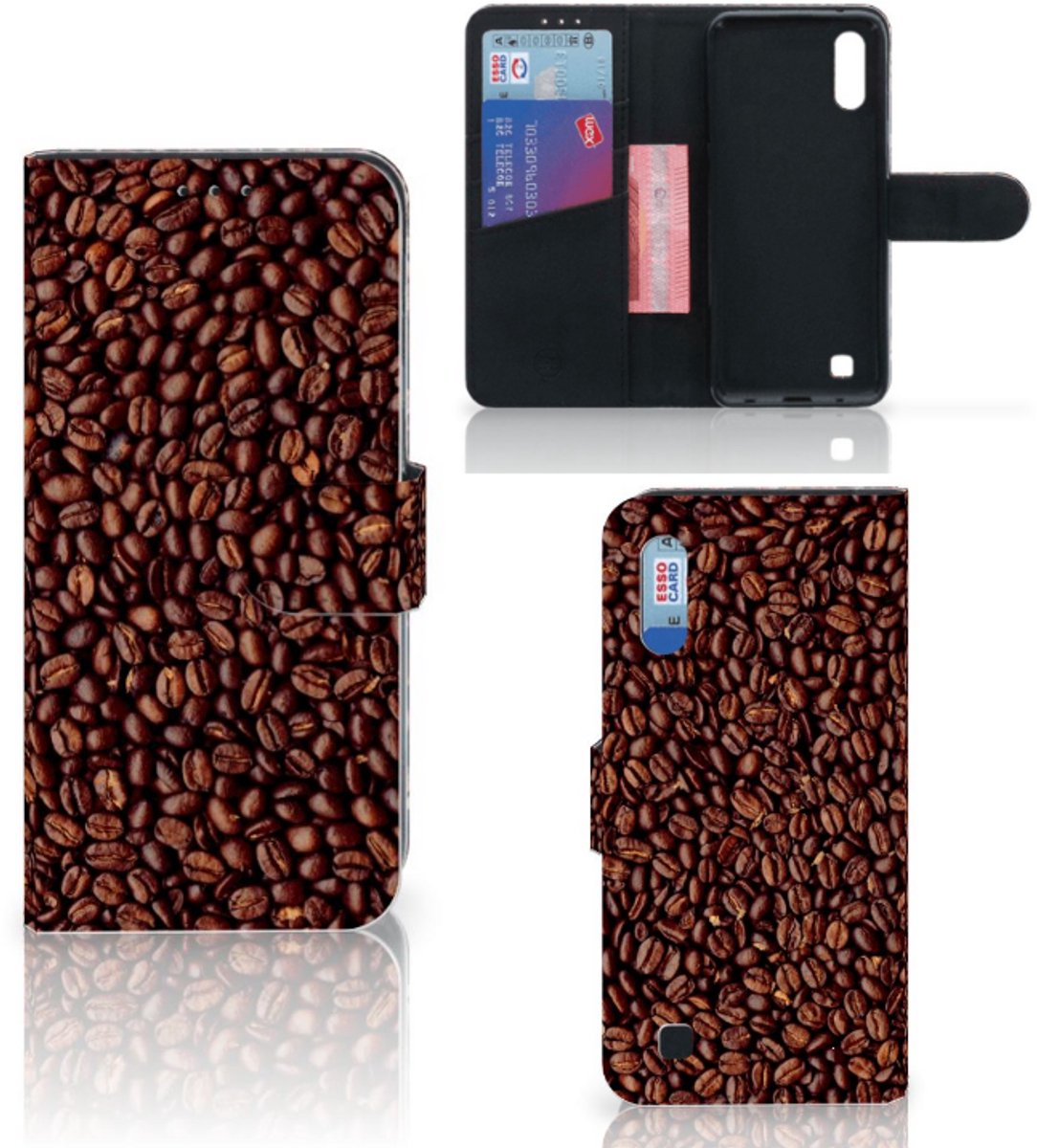 Samsung Galaxy M10 Book Cover Koffiebonen