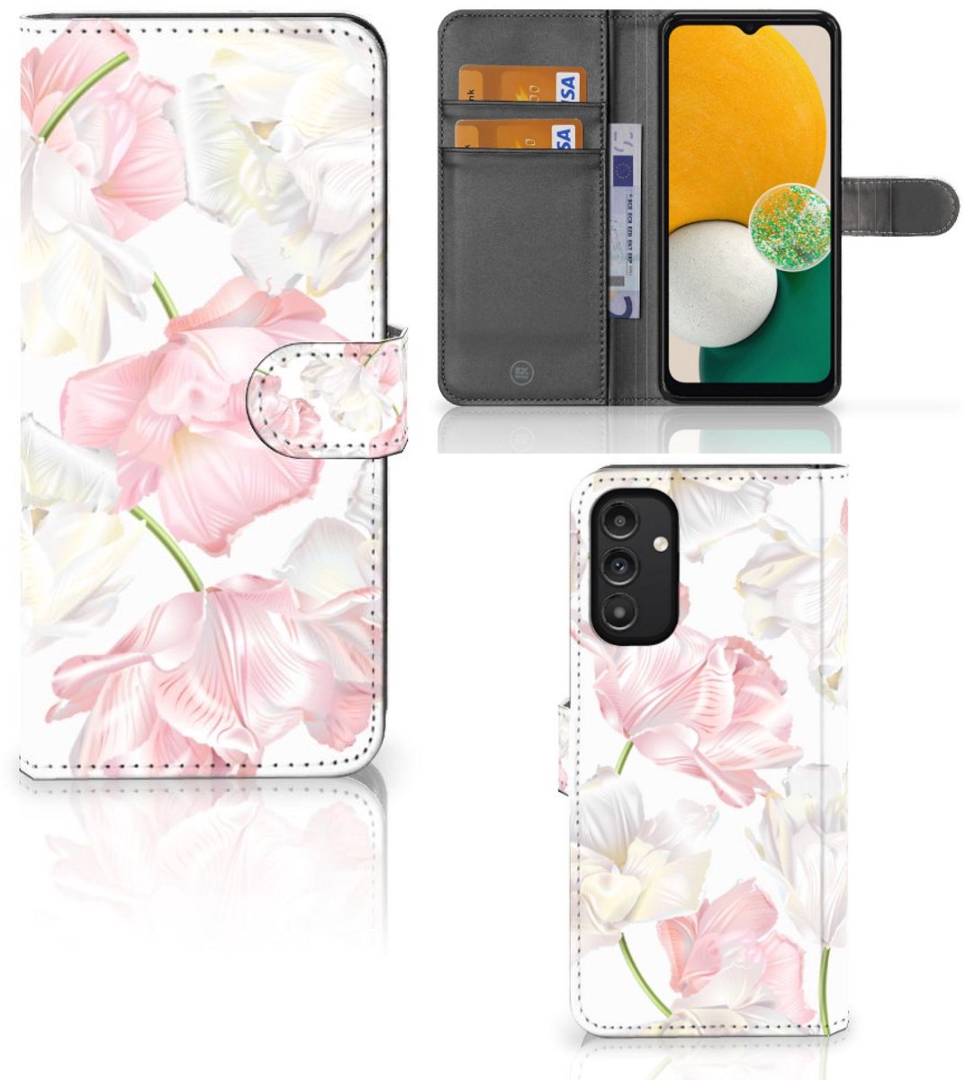 Samsung Galaxy A14 4G Hoesje Lovely Flowers
