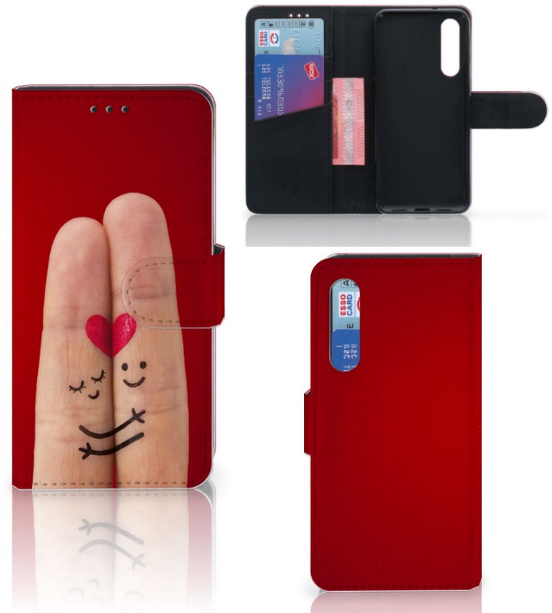Xiaomi Mi 9 SE Wallet Case met Pasjes Liefde - Origineel Romantisch Cadeau