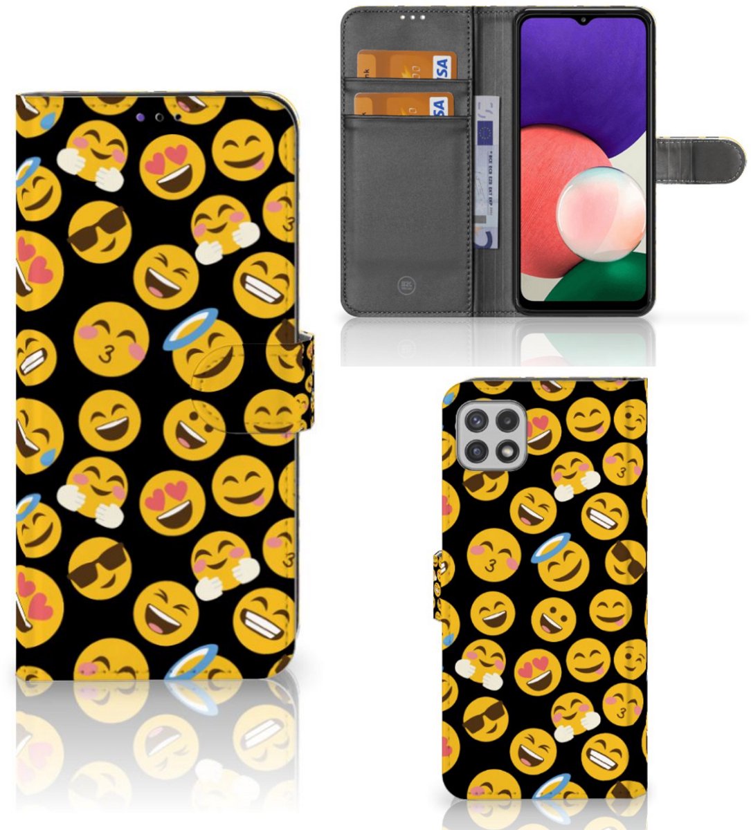 Samsung Galaxy A22 5G Telefoon Hoesje Emoji