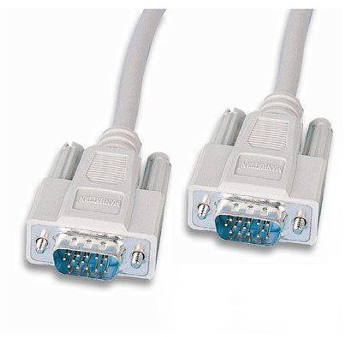 nuovaVideosuono 70/21, 3 m, VGA (D-Sub), VGA (D-Sub), Mannelijk, Mannelijk, Grijs