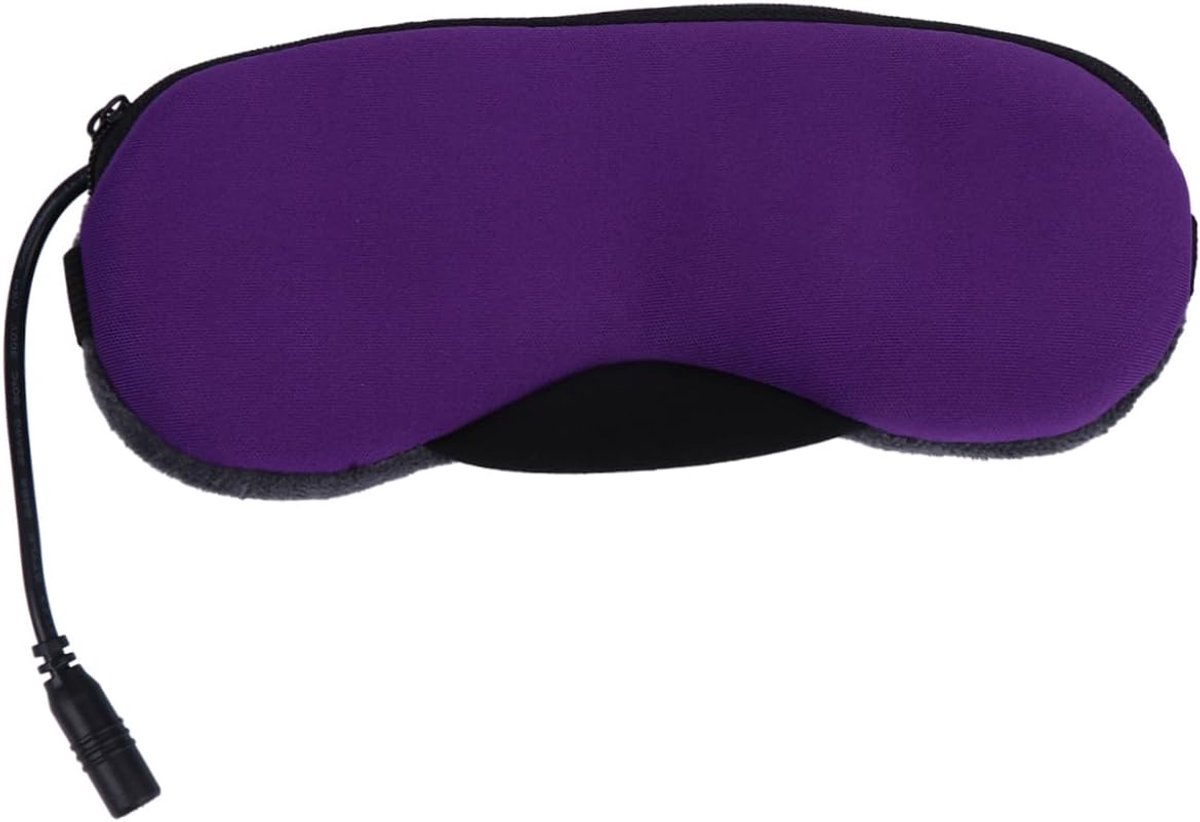 Slaapmasker - Oogbescherming - Rustgevende Slaap - Verduisterend Ontwerp - 16x8x1cm - Paars
