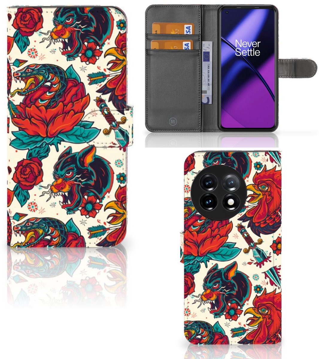 Telefoonhoesje met foto voor OnePlus 11 Old Skool
