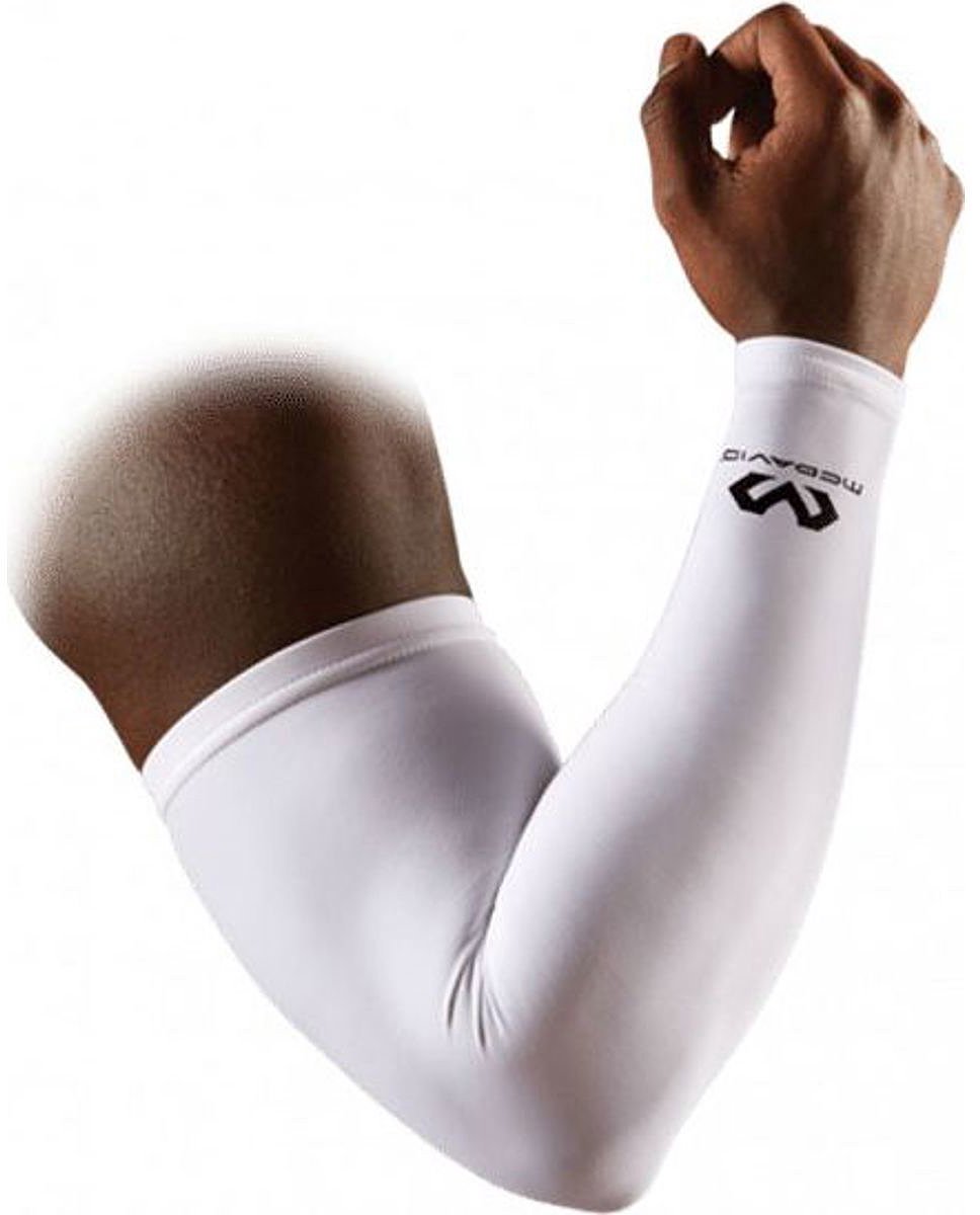 Mcdavid Compressie Arm Sleeves / Paar - Wit | Maat: S/M