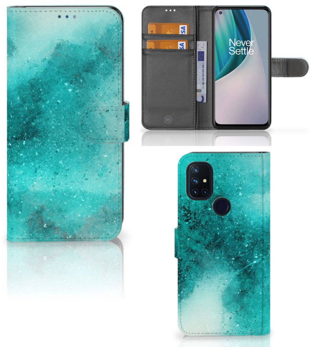 Hoesje OnePlus Nord N10 Painting Blue